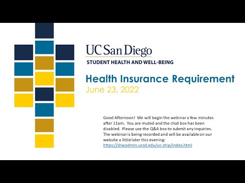 UC San Diego Health Insurance Requirement 2022-2023