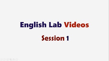 English Lab Videos ｜ Session 1｜4K｜ #SADEKALSAUDI