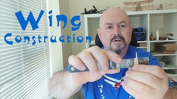 02 Guillows Sopwith Camel wing construction time lapse - balsa RC model conversion