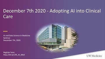 Adopting AI Into Clinical Care: Artificial Intelligence and Data Science in Medicine