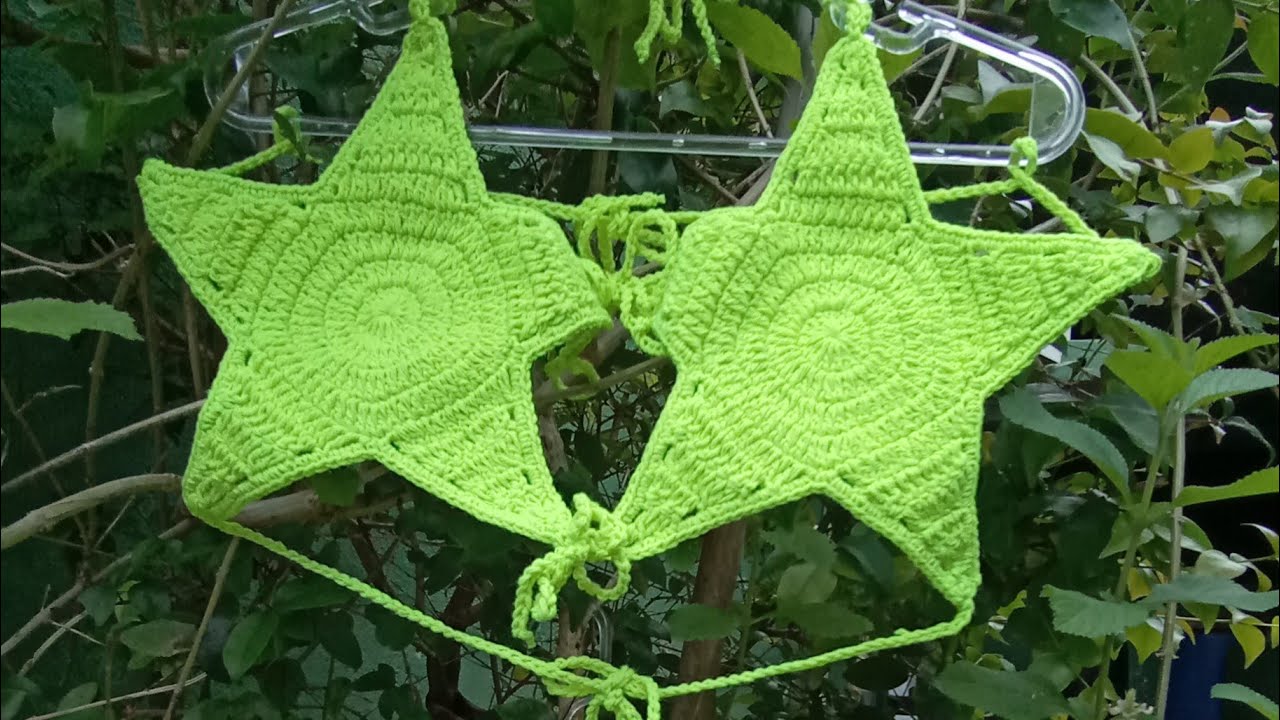 Top estrela em crochê | Khally Crochetaria