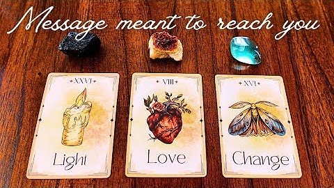 Messages Meant to Reach You Right Now♥️Pick a Card🕯️🦋