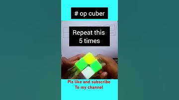 2×2 cube tricks and tips.                #cubecraft #puzzle #cubelover #cubing