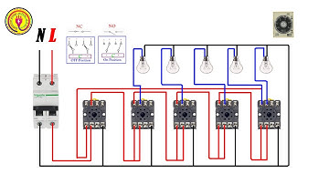 5 timer connection with bulb | road signal light connection with timer | electrical power