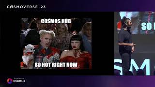 Why everyone is obssesed with Cosmos hub? Ethan buchman in @CosmoverseHQ 2023