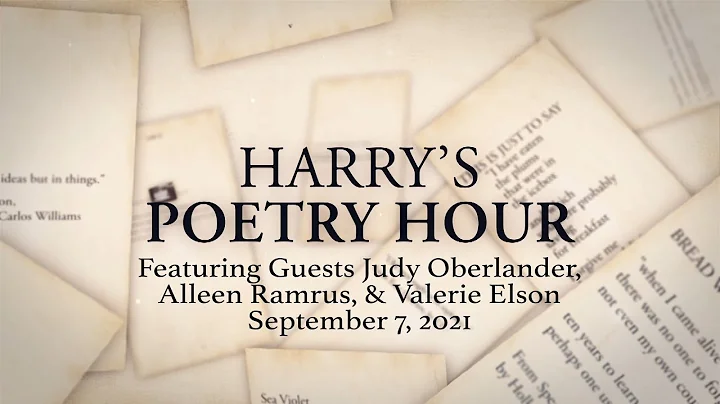Harry's Poetry Hour: Judy Oberlander, Alleen Ramru...