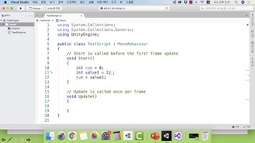 2021 유니티 C# 동영상 강좌 - 변수끼리의 대입과 사용 - 03