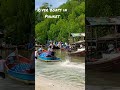 Ghost long tail boats in Phuket #shorts