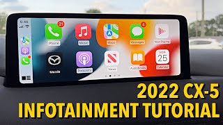 2022 Mazda CX5 Infotainment Tutorial | How To Use Menus & Apple CarPlay