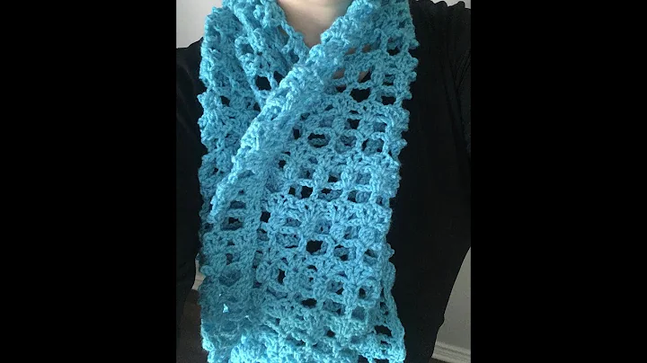 Learn to Crochet The Pineapple Scarf! Stunning Pattern Tutorial