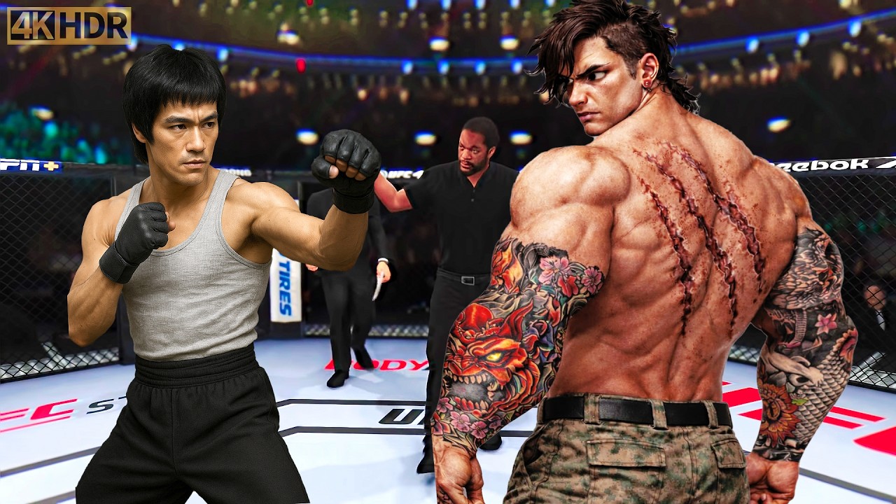 TRUE Bruce Lee vs. Scar Back REMATCH | EA Sports UFC 5