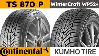 Continental WinterContact TS 870 P vs Kumho WinterCraft WP52 plus