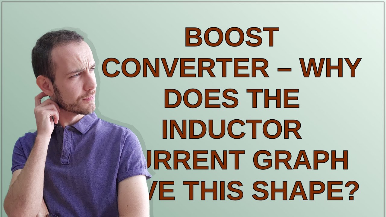 Electronics boost converter why does the inductor current graph have