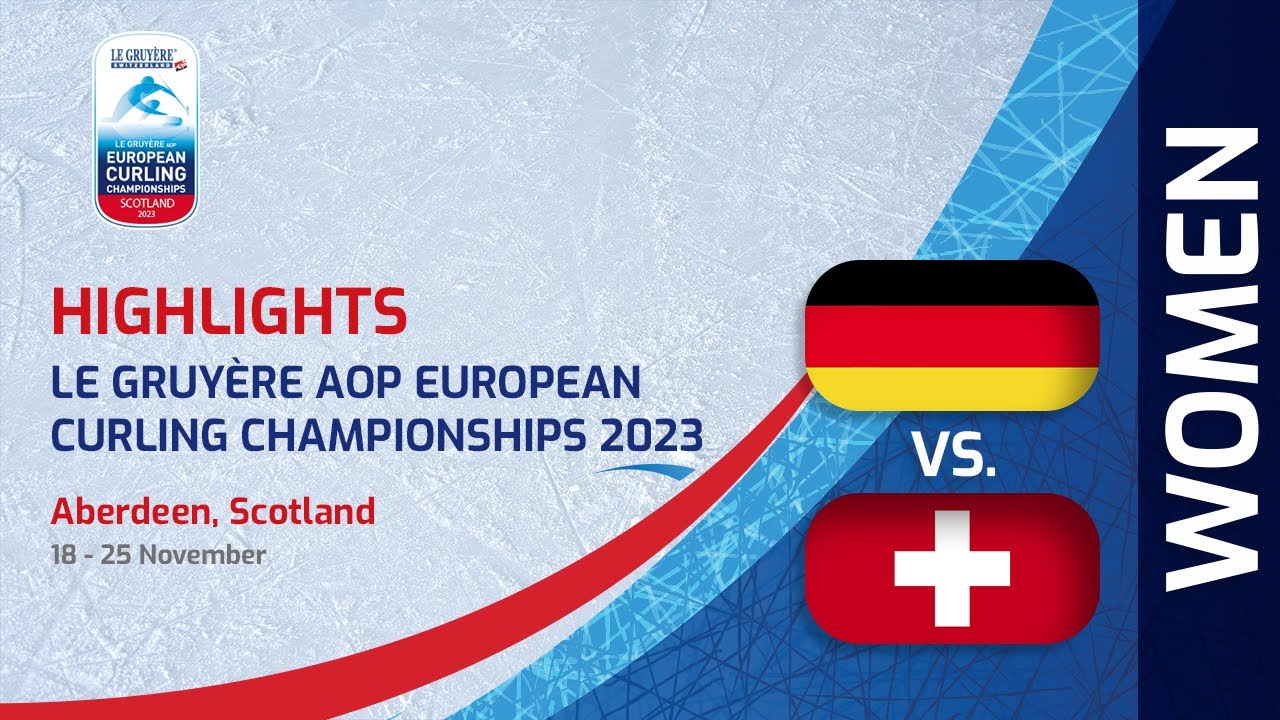 GERMANY v SWITZERLAND - Highlights - Le Gruyère AOP European Curling Championships 2023