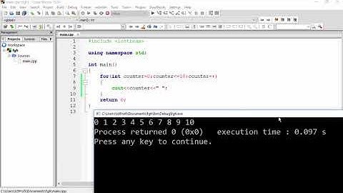 C++ Programming Tutorials - 18 - For loop - Factorial
