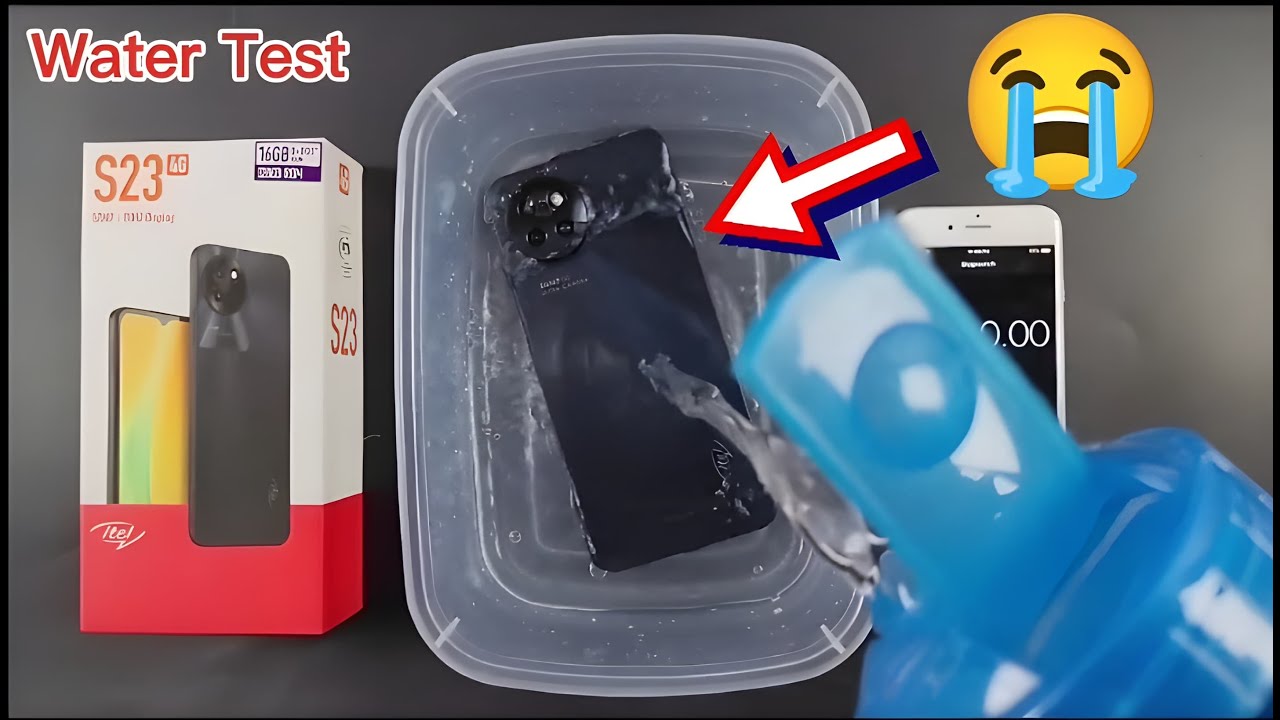 iTel S23 4G Water Test 💦💧| Let's See if iTel S23 is Waterproof Or Not?