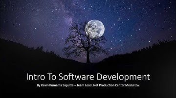 Sharing Alumni Informatika UAJY The Series : Intro to Software Development