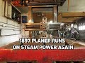 Old Steam Powered Machine Shop 60:  PLANER ON STEAM