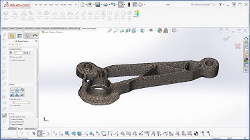 Reverse engineer meshes produced by SOLIDWORKS topology optimization.