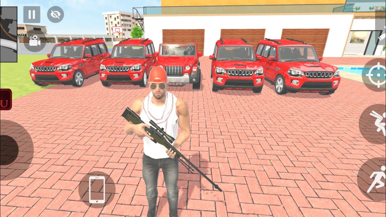 😱Franklin order by 4️⃣ red Scorpio 💥in indian thief auto simulator 🤯 #video #mrasgaming