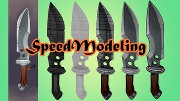 [BLENDER] | SpeedModeling | Old Knife