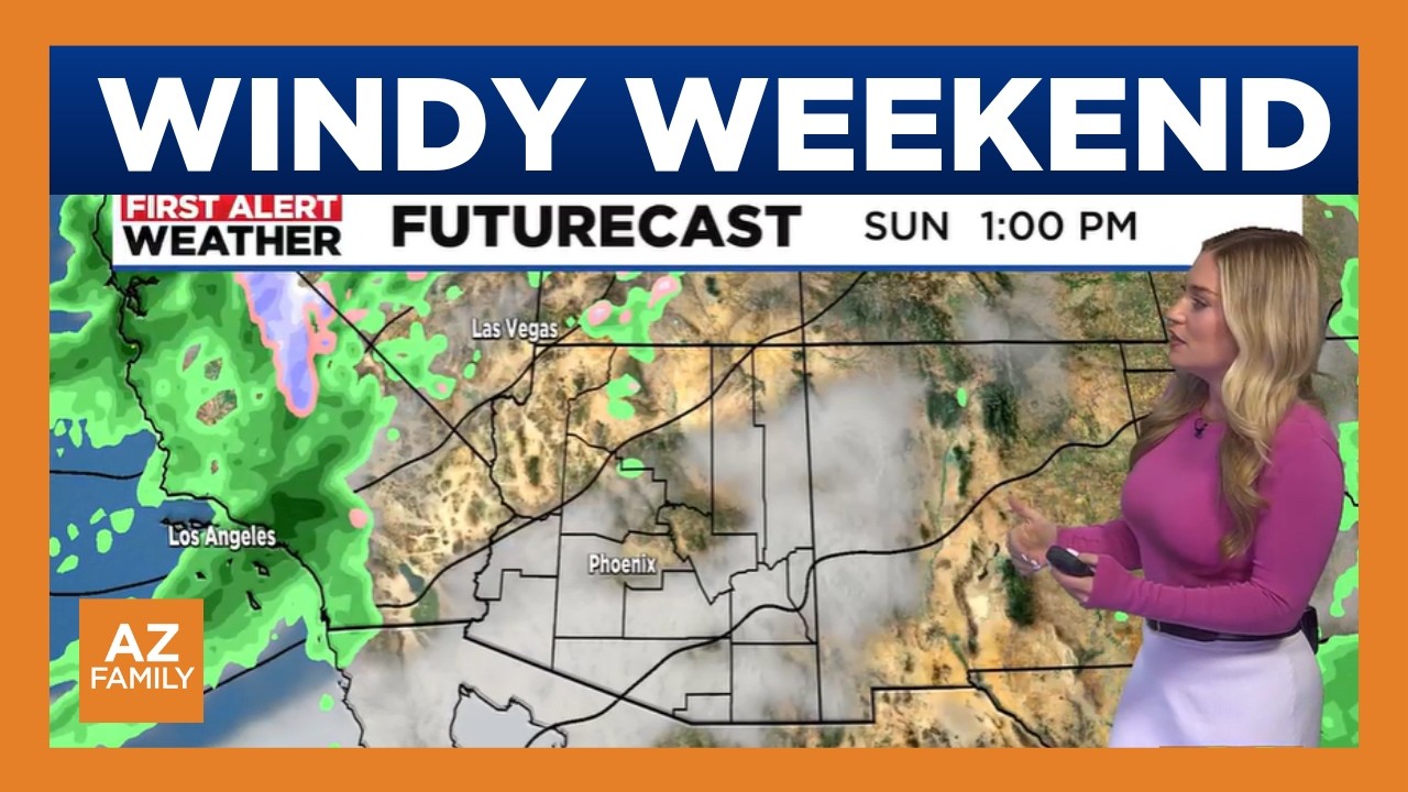 Winds expected to pick up this weekend across Phoenix - YouTube