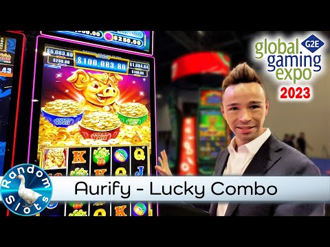 #G2E2023 Aurify   Lucky Combo Slot Machine Preview
