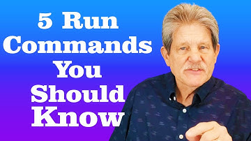 5 Windows 10 Run Commands You Should Know