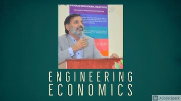 Engineering Economics - 1. Comparison of Project Alternative - Selection Among Alternatives  (Urdu)
