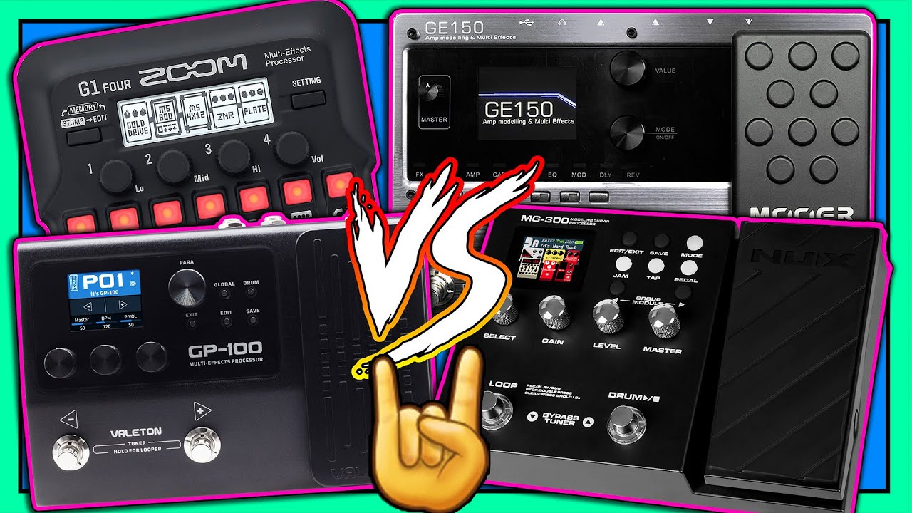 BUDGET modeler Shootout! Mooer, Valeton, ZOOM, and NU-X!! - YouTube