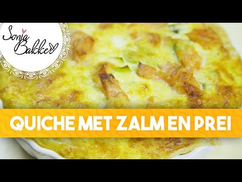 Video: Quiche Met Zalm, Twee Soorten Kaas En Provençaalse Kruiden