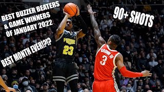 The Best NCAA Men's Basketball Buzzer Beaters & Game Winners of January 2022