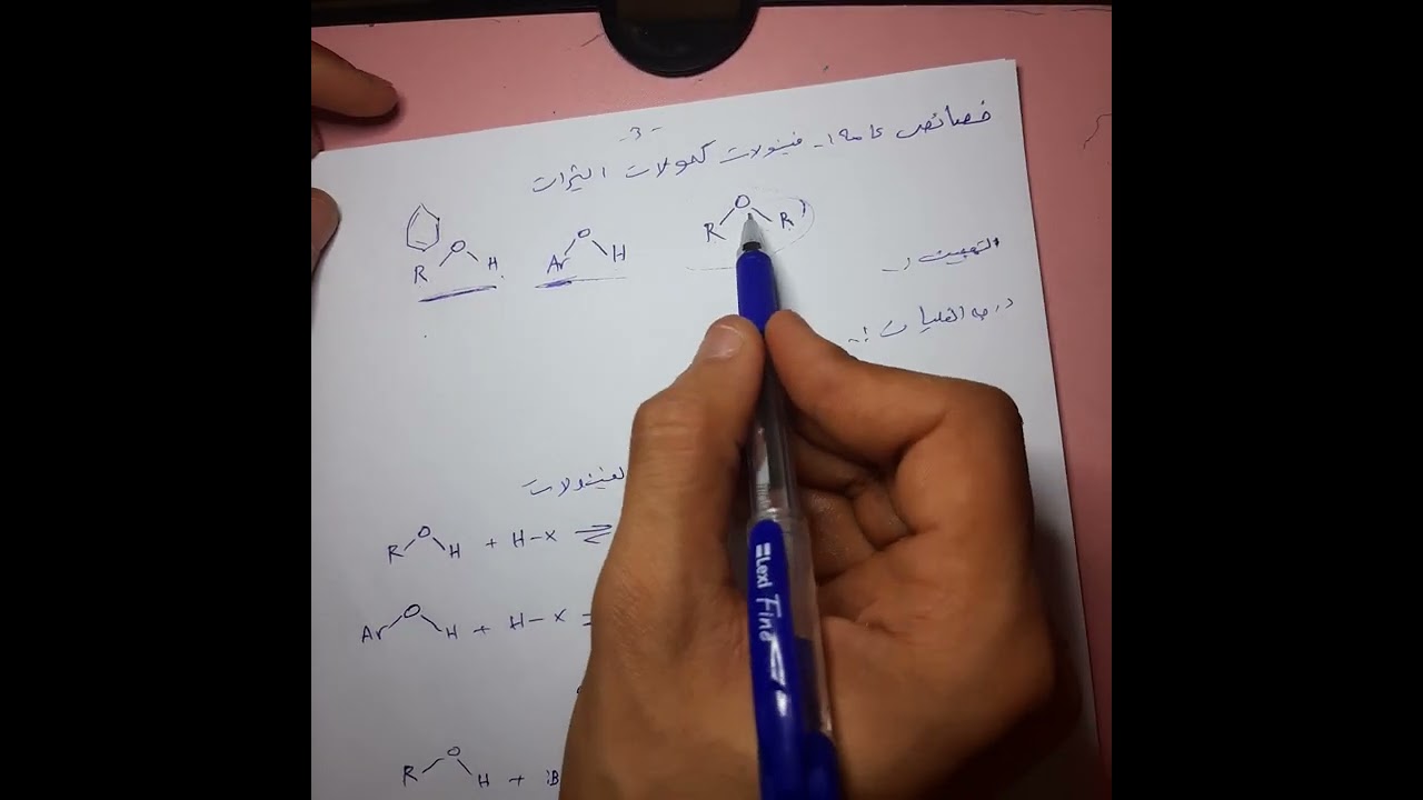 الكيمياء العضويه/الكحولات والفينولات والايثرات/التسميه والتحضير (تفاعلات الاختزال)/الجزء الاول/LAB8