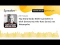 Top Story Daily: Biden’s problem is with Democrats who hate Israel, not Netanyahu