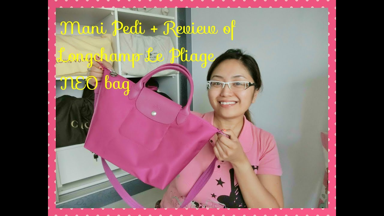 longchamp le pliage neo pink