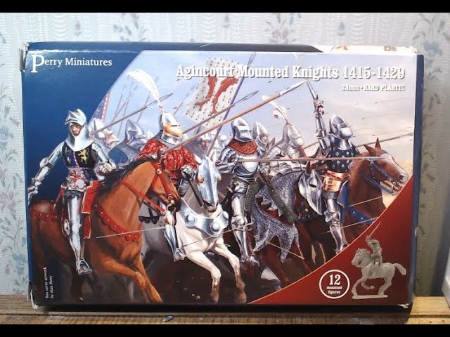 Agincourt montado Knights 1415-1429 Miniaturas Perry 28MM-Envio Agora 