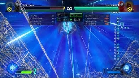 Mvci:  Spiderman dorm super web throw setplay 100% reset space storm trap.