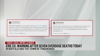 Seven confirmed overdose deaths in Tonawanda, Buffalo in one day