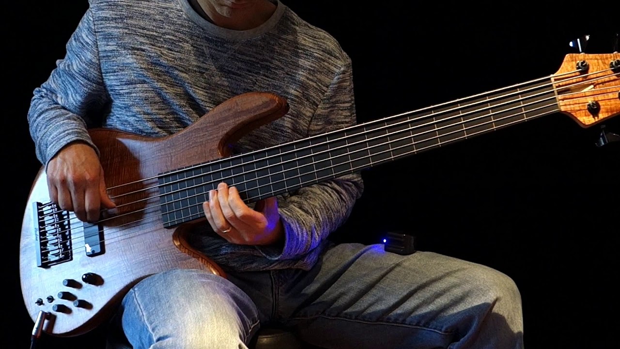 6 String Fretless Bass Solo & Ebow - 'Inner Ponds' 