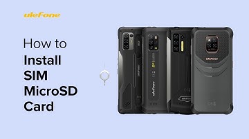 How to Install SIMµSD Card on Ulefone Armor Series or Armor X10