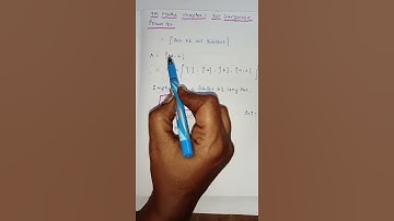 Types of set  ( power set ) in tamil