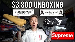 $3800 Unboxing feat. Supreme, Undercover, Mastermind Japan & MORE!