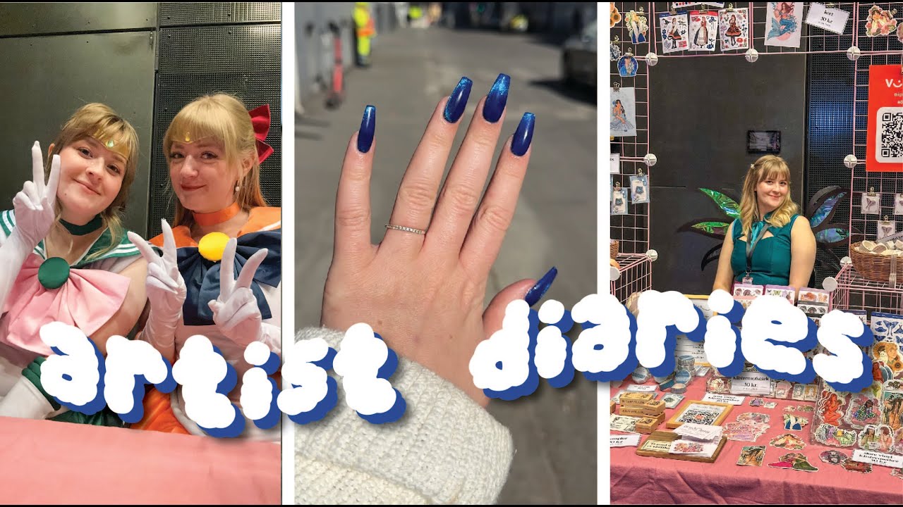 First ever Artist Alley | Kawaiicon, cosplay & packing orders | Studio vlog