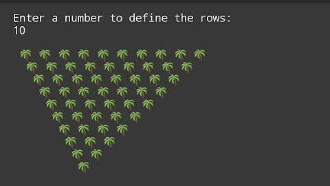 program to print inverted half right tree pyramid using C language #Shorts #youtubevideo