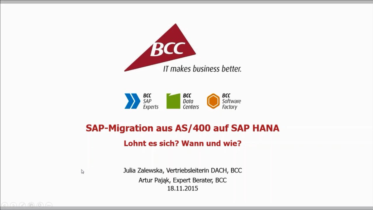 SAP-Migration aus AS/400 auf SAP HANA - Lohnt es sich? Wann und wie ...