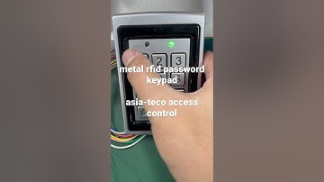 metal password rfid keypad turn off backlight keypad and turn on