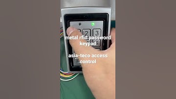 metal password rfid keypad turn off backlight keypad and turn on