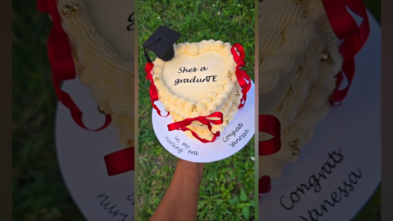 🎓 She’s a graduate & officially in her nursing era! 