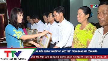 Huyện Quảng Xương biểu dương “Người tốt, việc tốt” trong đồng bào công giáo