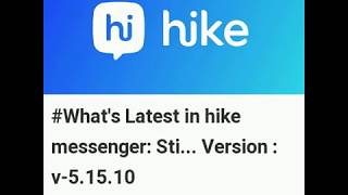 Latest Updates in hike messenger: Stickers, Hidden Chat, Timeline Android Version 5.15.10 screenshot 5